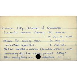 Dunedin City - Chamber of Commerce