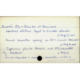 Dunedin City - Chamber of Commerce