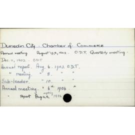 Dunedin City - Chamber of Commerce