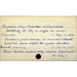 Dunedin City - Chamber of Commerce