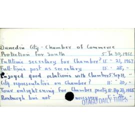 Dunedin City - Chamber of Commerce