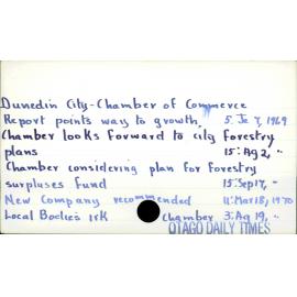 Dunedin City - Chamber of Commerce