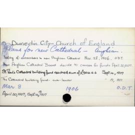 Dunedin City - Church of England