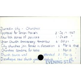 Dunedin City - Churches