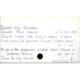 Dunedin City - Churches