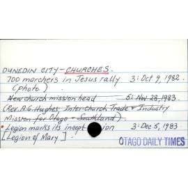 DUNEDIN CITY - CHURCHES.