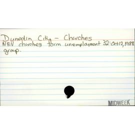 Dunedin City - Churches