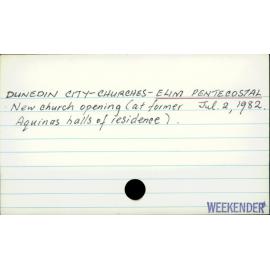 Dunedin City - Churches - Elim Pentecostal
