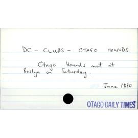 DC - Clubs - Otago Hounds
