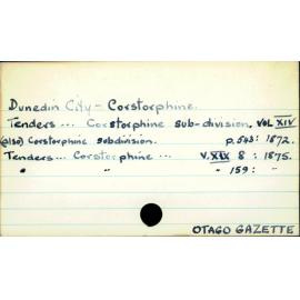 Dunedin City - Corstorphine