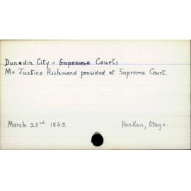 Dunedin City - Courts