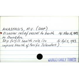 Anastasis, MV (ship)