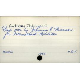 Andersen, Johannes C