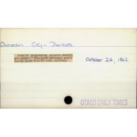 Dunedin City - Dentists