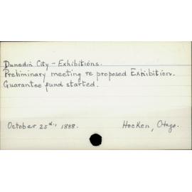 Dunedin City - Exhibitions