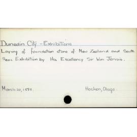 Dunedin City - Exhibitions