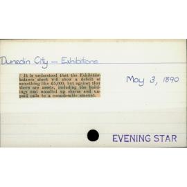 Dunedin City - Exhibitions.