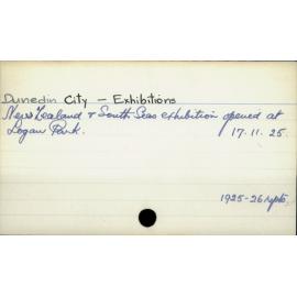 Dunedin City - Exhibitions