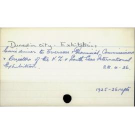 Dunedin city - Exhibitions