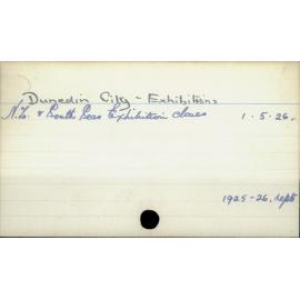 Dunedin City - Exhibitions
