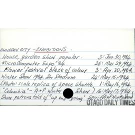 Dunedin City - Exhibitions