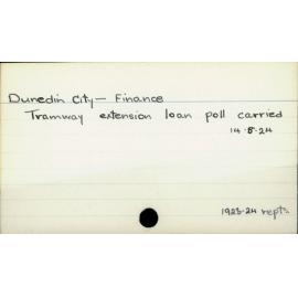 Dunedin City - Finance