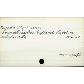 Dunedin City - Finance