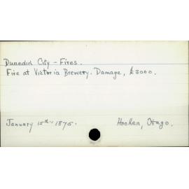 Dunedin City - Fires