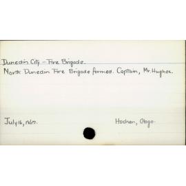 Dunedin City - Fire Brigade