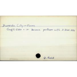 Dunedin City - Firms