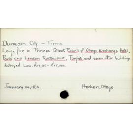 Dunedin City - Firms