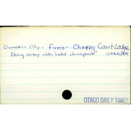 Dunedin City - Firms - Cherry Court Lodge