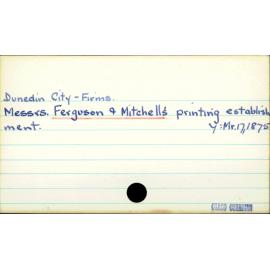 Dunedin City - Firms.