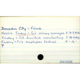 Dunedin City - Firms 