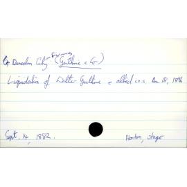 Dunedin City - Firms - (Guthrie and Co)