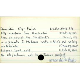 Dunedin - City - Firms - H.E. Shacklock Ltd.