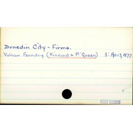 Dunedin City - Firms - Kincaid & McQueen