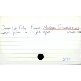 Dunedin City - Firms - Modern Caravans Ltd.