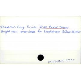 Dunedin City - Firms - Rae's Book Shop
