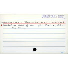 Dunedin City - Firms - Recycled Rentals