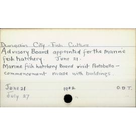 Dunedin City - Fish Culture