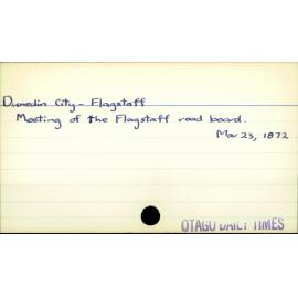 Dunedin City - Flagstaff