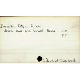 Dunedin City - Floods