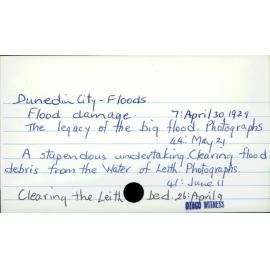 Dunedin City - Floods
