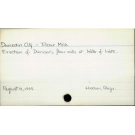 Dunedin City - Flour Mills