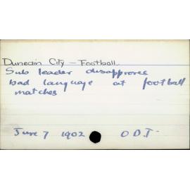 Dunedin City - Football