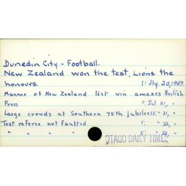 Dunedin City - Football