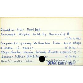 Dunedin City - Football
