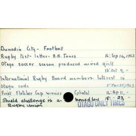 Dunedin City - Football