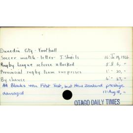 Dunedin City - Football